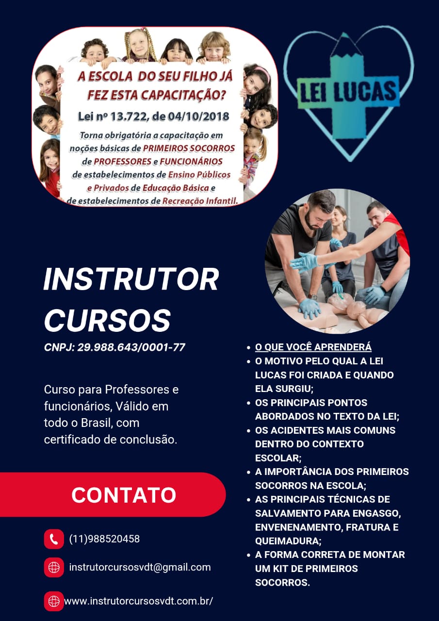Curso online Primeiros Socorros